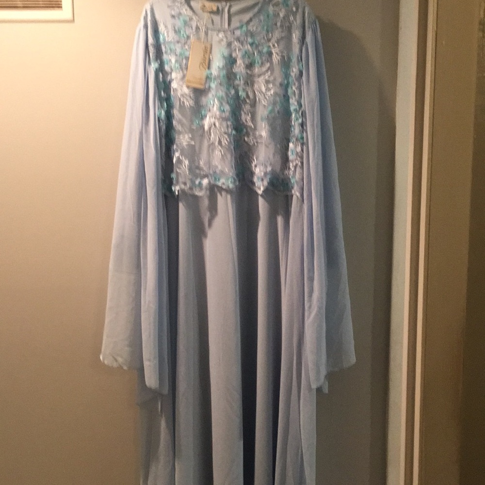 Special occasion princess blue dress